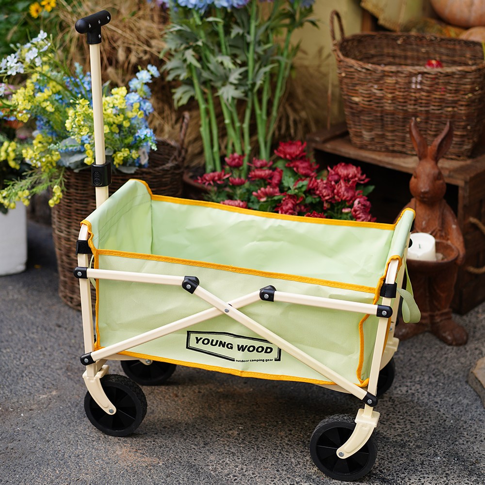 영우드 다용도 캠핑 카트 캔디 컬러 야외용 미니 폴딩 카트, 1개, 민트 36,800원