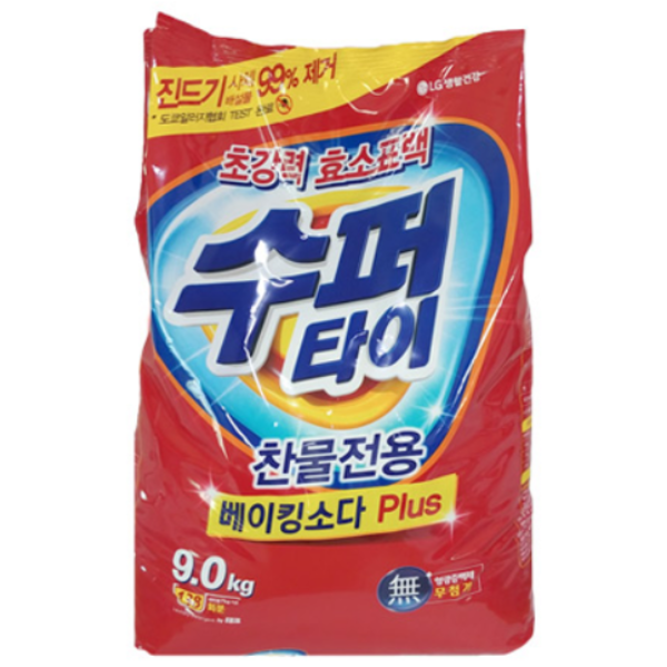 수퍼타이 리필 9kg x 1개 일반 / 드럼겸용 분말세제 14,900원