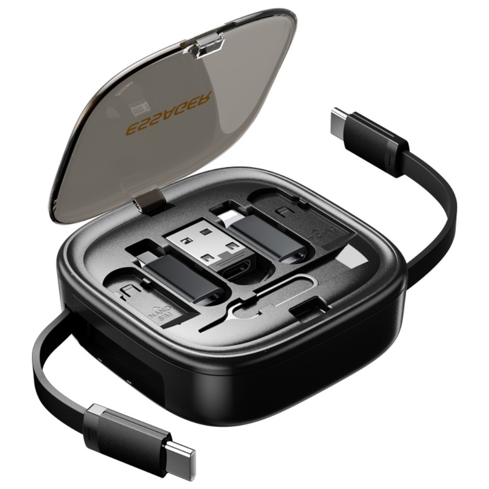 Essager 60W 충전 케이블 어댑터 9 in 1 휴대용 멀티박스 12,220원