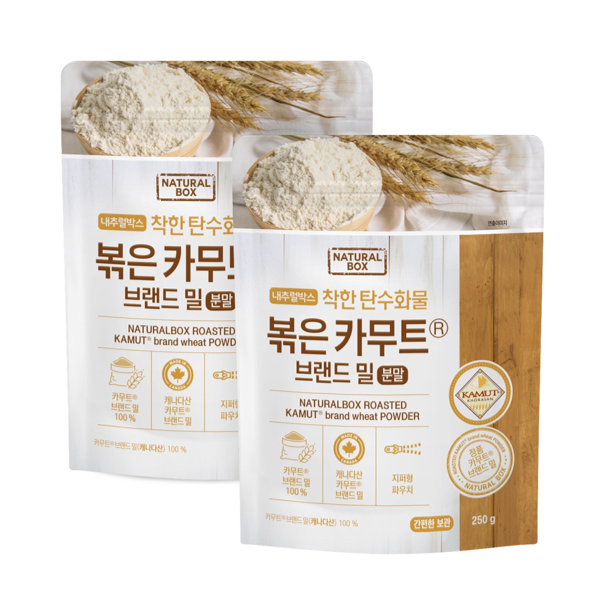 내추럴박스 볶은 카무트 분말 250g, 2개, 250g 16,700원