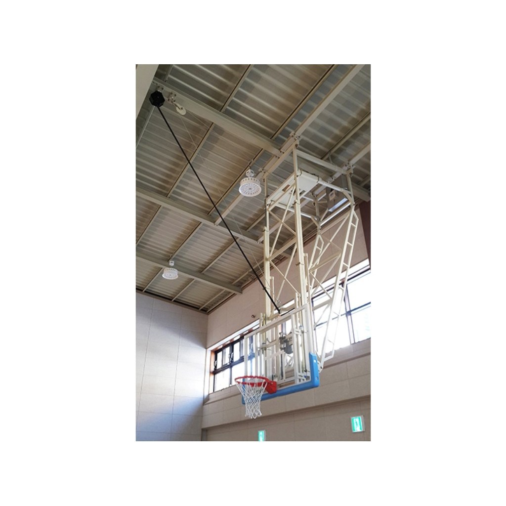 월드스포츠산업 천장조하식농구대 안전벨트형 백보드전동높이조절식 무선리모컨 WDB-1019 12,967,500원