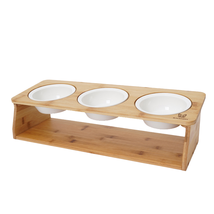 레드퍼피 반려동물 우드퐁플라 고정식기 3구, 혼합색상, 1개 29,020원