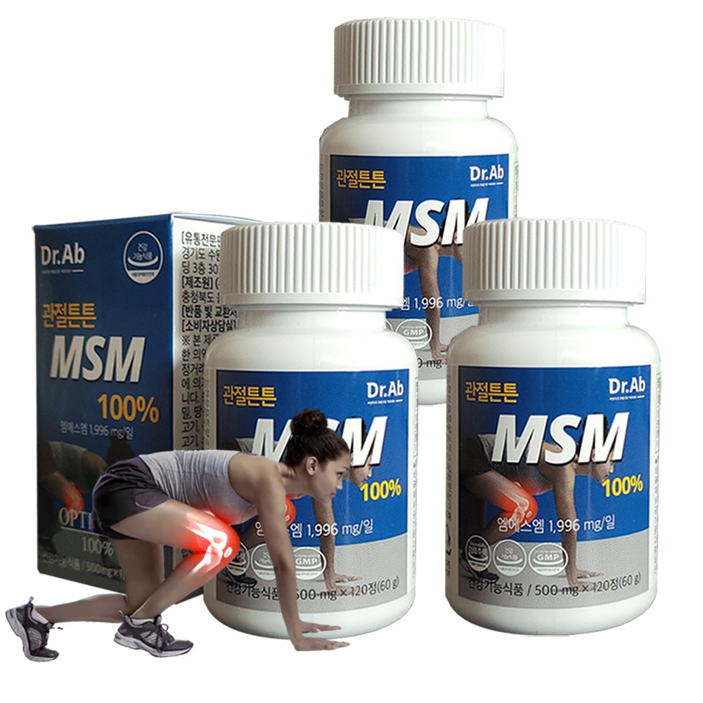 닥터아브 관절튼튼 MSM 100%, 120정, 3개 59,000원