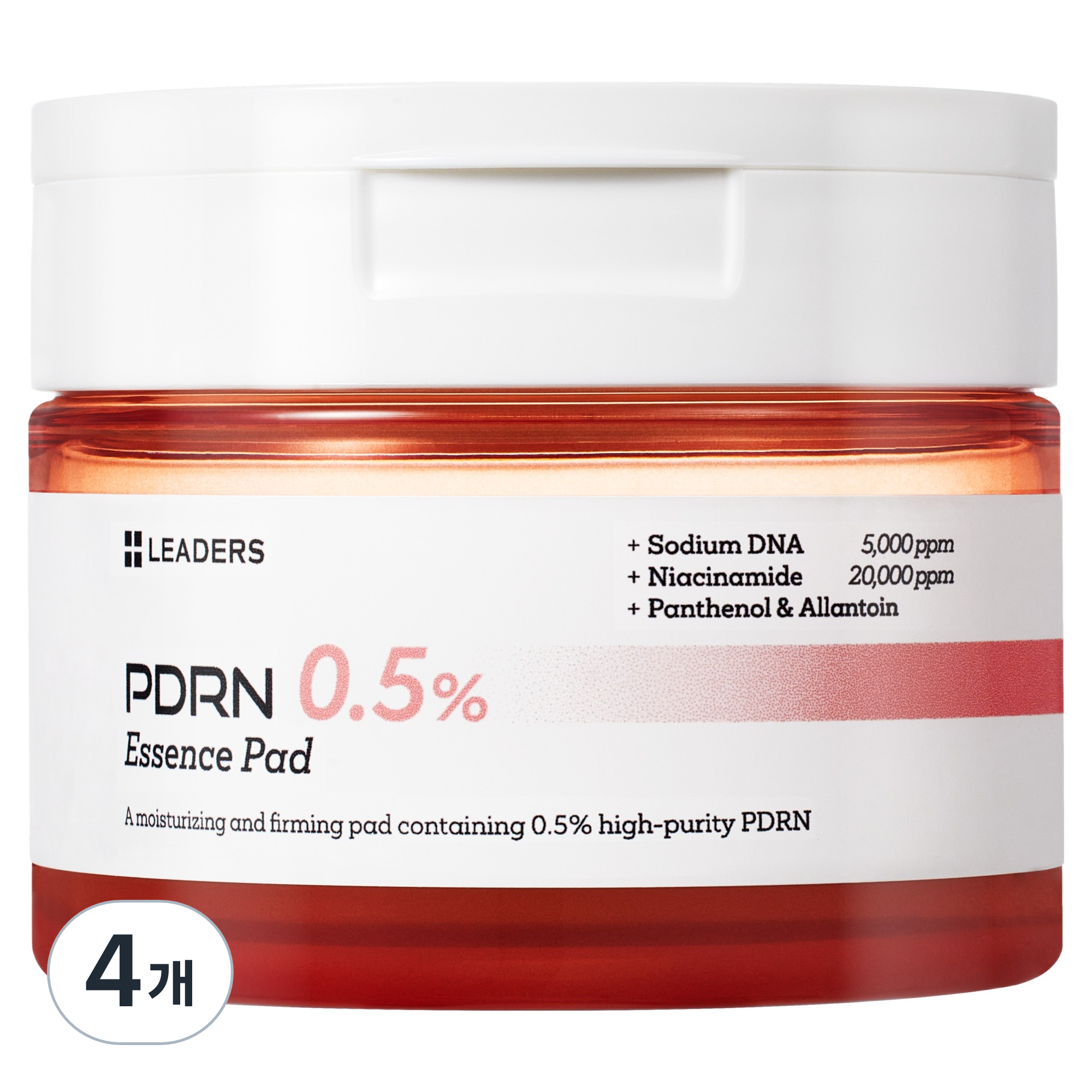 리더스 PDRN 0.5% 에센스 토너패드 135ml, 4개, 70매입 43,200원
