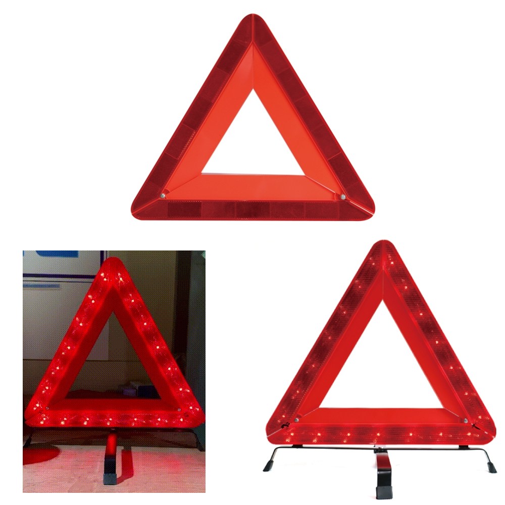 ZIO-BIZ 차량 안전 삼각대 비상등 5단계 LED / 자동차 차량용 안전삼각대 비상삼각대 비상조명등 LED 경고등 경광등 경광봉 11,500원