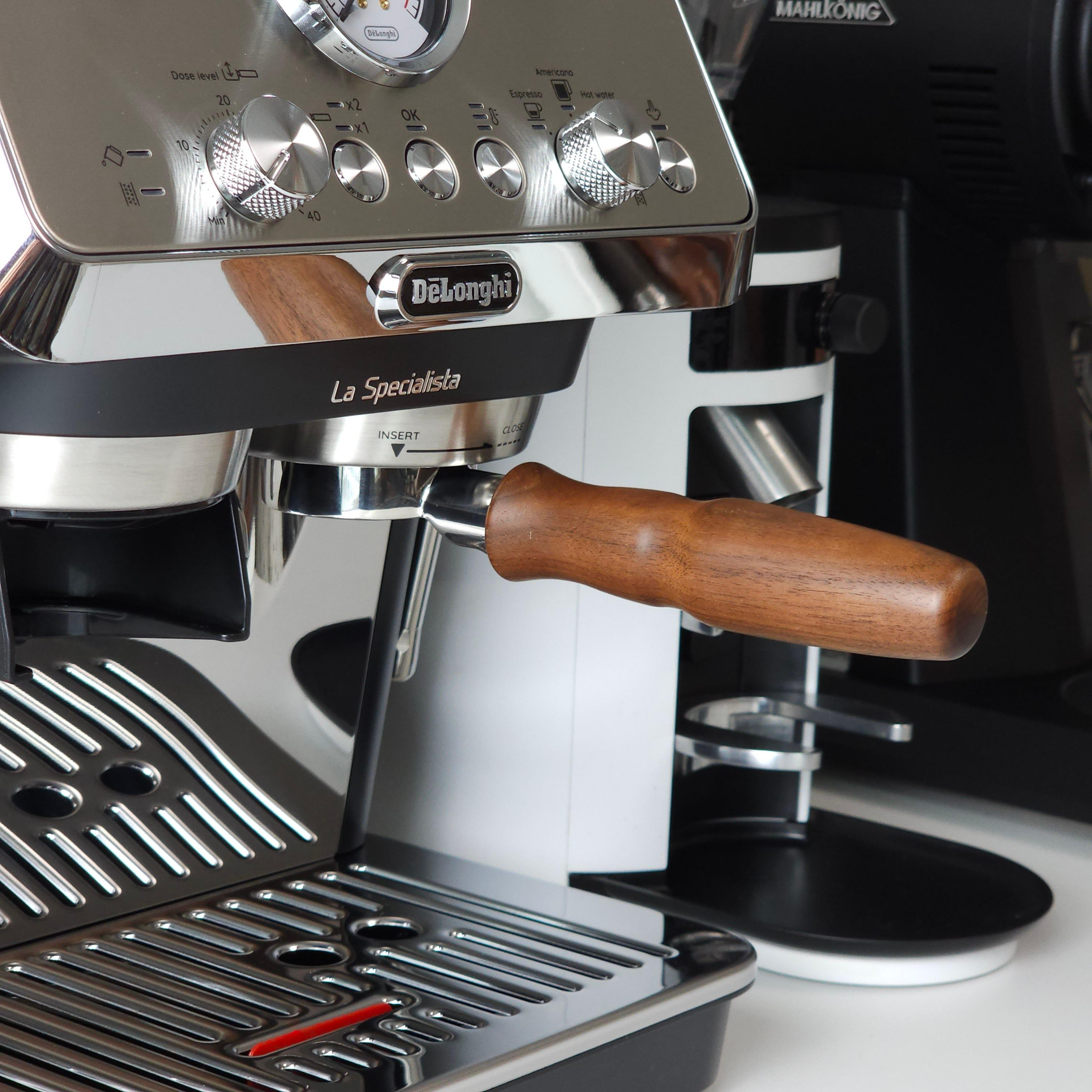 드롱기 라스페셜리스타 51mm 바텀리스 포터필터 아르떼 ec9335 9155 + 바스켓, 1세트, 호두나무(바스켓 포함) 37,810원