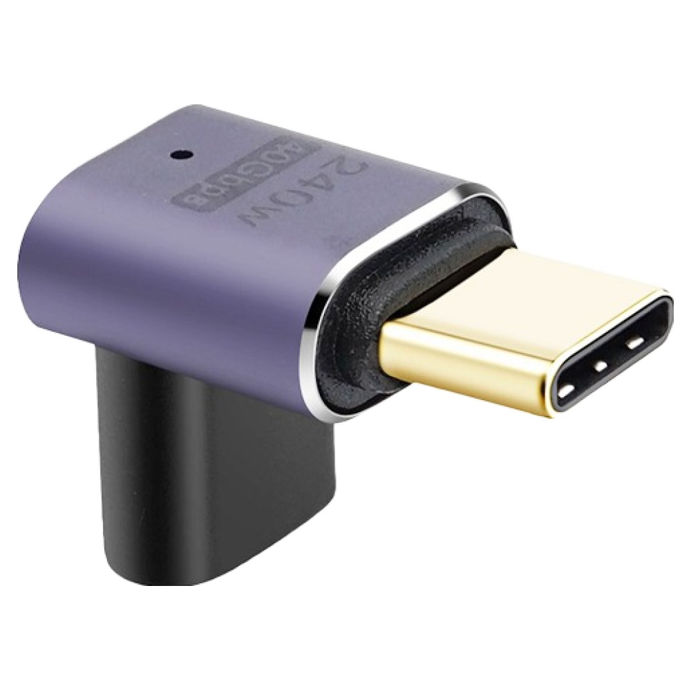 YTEK 240W 40Gbps 8K OTG USB4 Gen3x2 C타입 90도 B형 꺾임 M/F 연장 젠더 3,970원