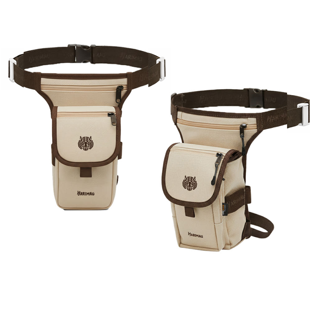 하리마오 파우치 브라운 파크골프 파우치백 2중고정 99,000원