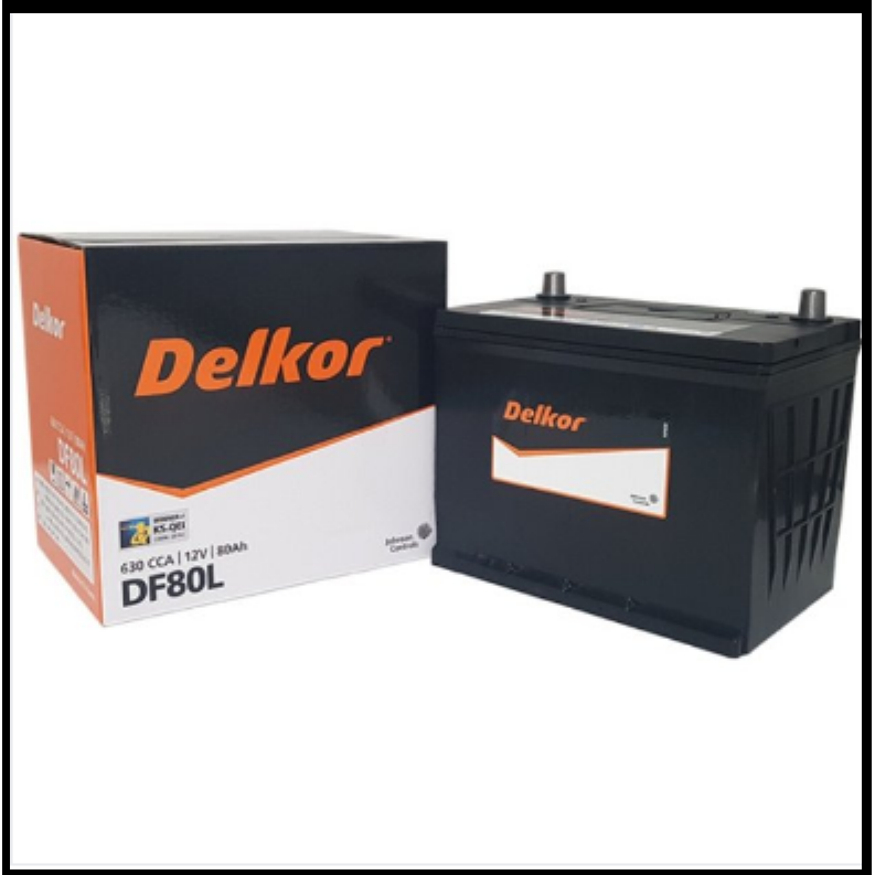 델코 밧데리 DF 80L 최신 정품 자동차 배터리 아반떼, 쏘나타, 그랜저, 싼타페, 크레도스, 카니발, 카렌스, K5, K7, SM5, SM7, QM5, 티볼리디젤 65,000원