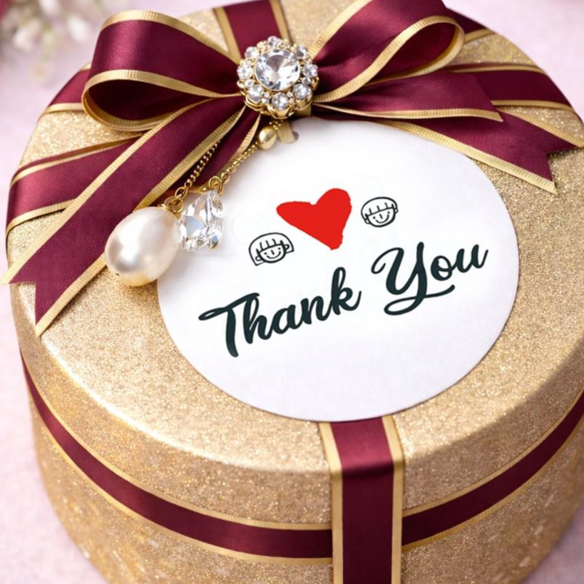 [한정수량특가] 500매 선물포장 국내자체제작 강력접착 감사인사 스티커 Thank You, 500개, 혼합 9,000원