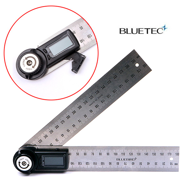 블루텍 디지털각도기, 200mm, 블루텍 디지털각도기 200mm, 1개 25,090원