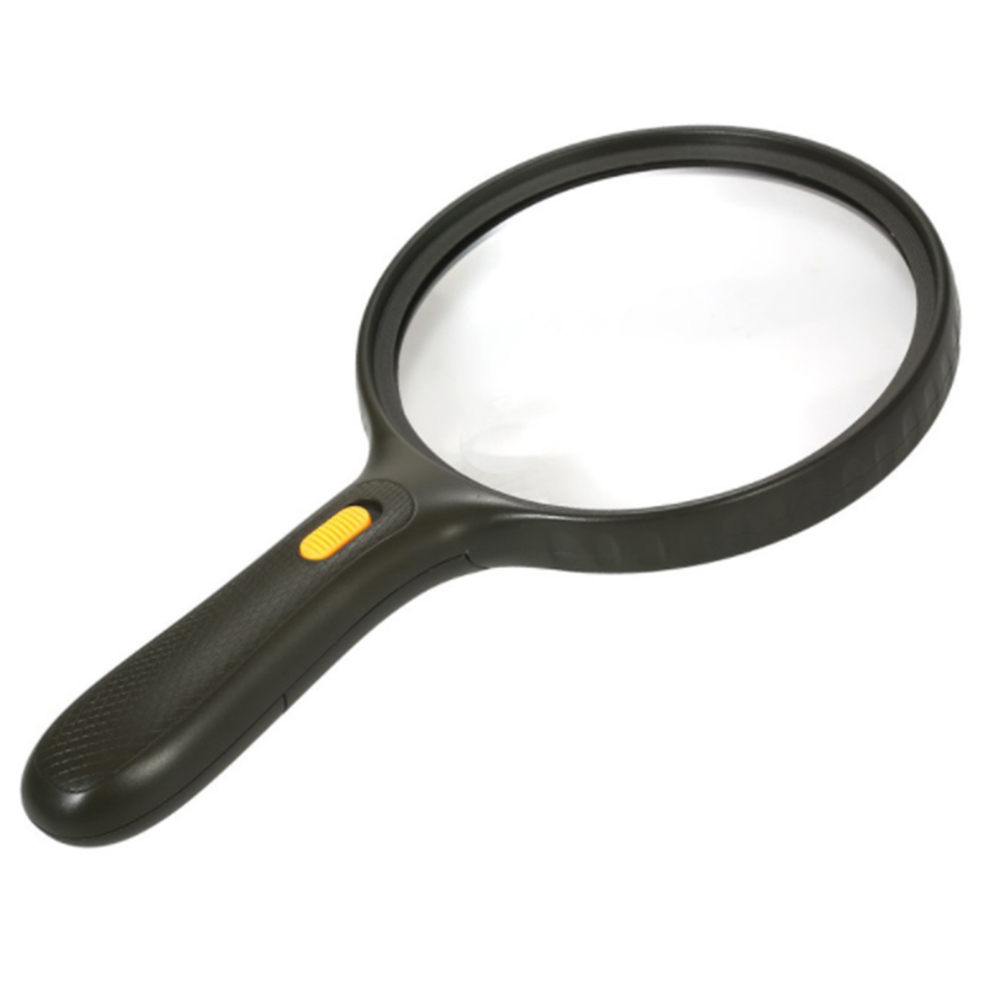 데일리프렌즈 초대형 라이트 손잡이형 돋보기 블랙 1.8X - 5X, 1개 8,200원
