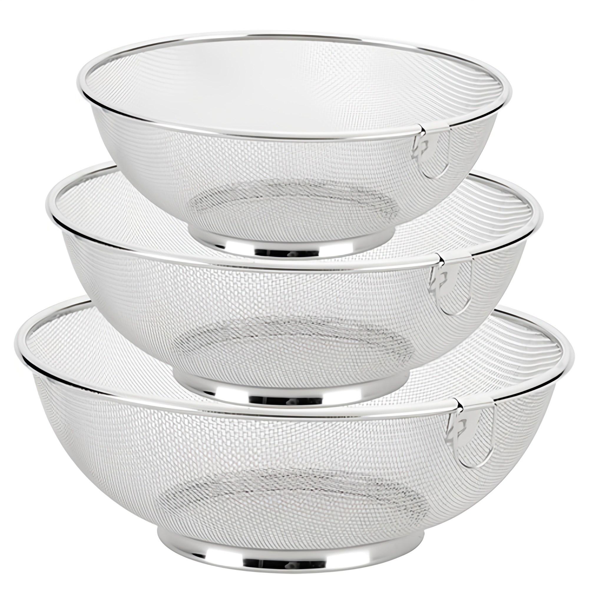 스텐팩토리 스텐 채반 원형 바구니 3종 세트 10,800원