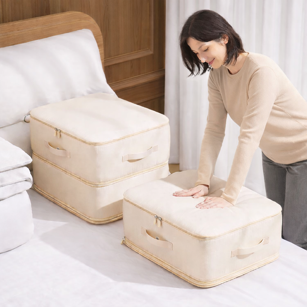 Liveasy 초대형 프리미엄 이불 압축 파우치 패딩 파우치 1+1, 1개, 2개입 19,100원