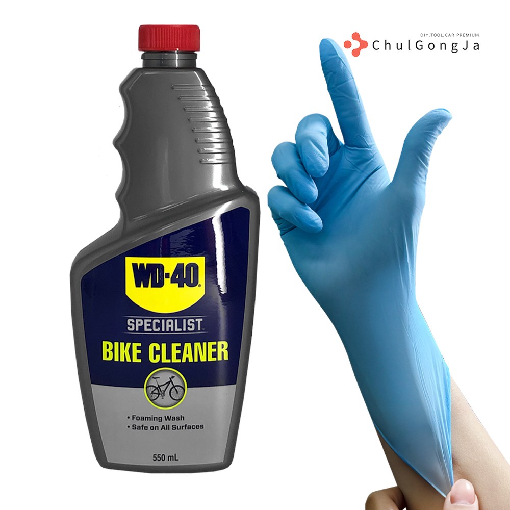 철공자 벡스 WD40 자전거 바이크 클리너 + 작업장갑 세척 자전거 세차 용품 크리너 세정제 44,700원