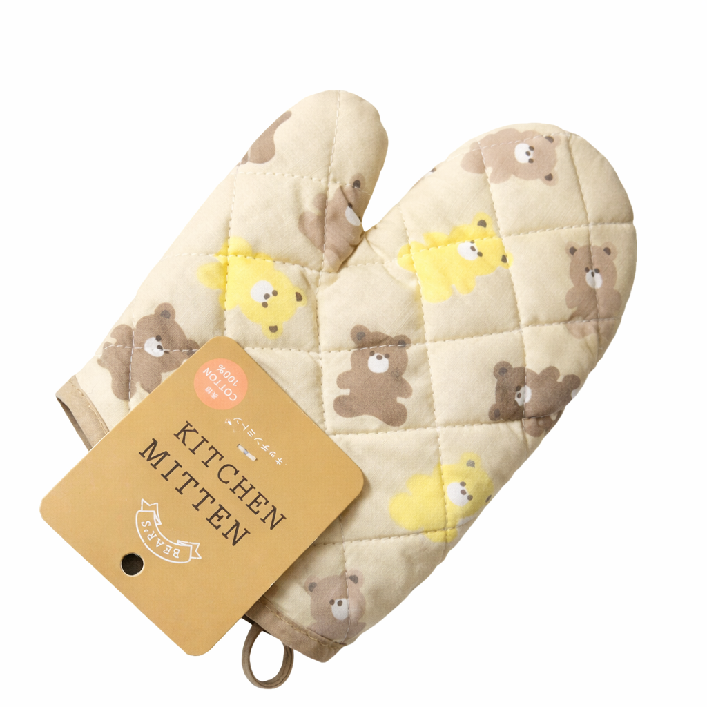 일본 직수입 곰돌이 오븐장갑 1p 일본감성 코튼 냄비주방장갑, 1개, 단일 6,900원