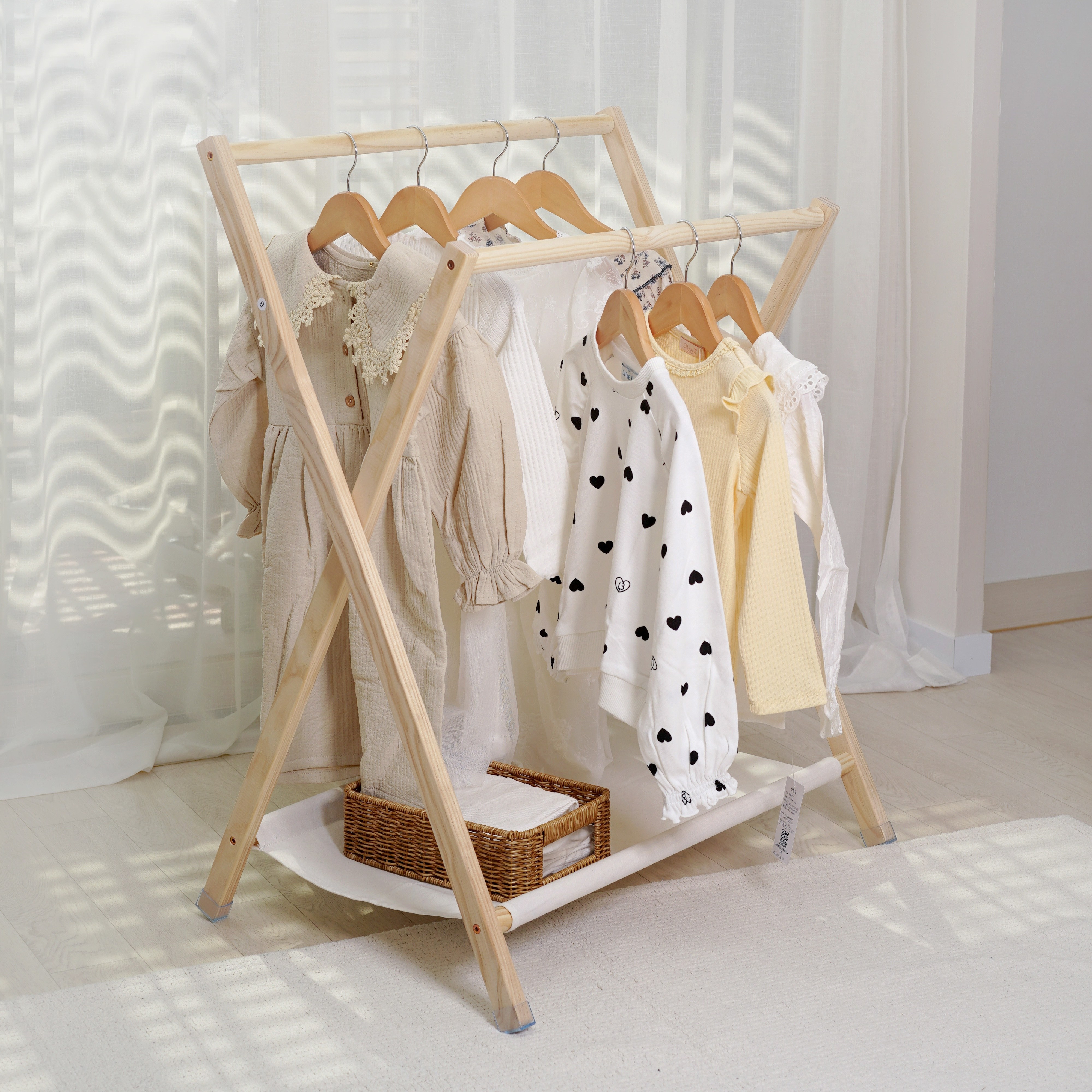 꼬마랑 아기 유아 원목 행거 29,750원