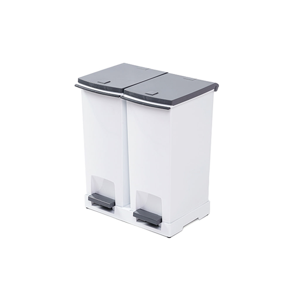[창신리빙] 프랑코 페달형 분리수거함 2단 40L (430 x 310 x 520 mm) 84,000원