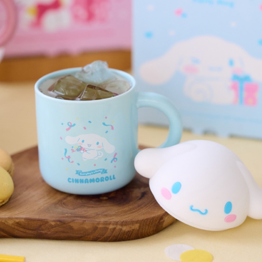 [텐바이텐] 산리오 파티 페이스 머그컵 세트(시나모롤), 1개, 시나모롤(블루) 20,000원