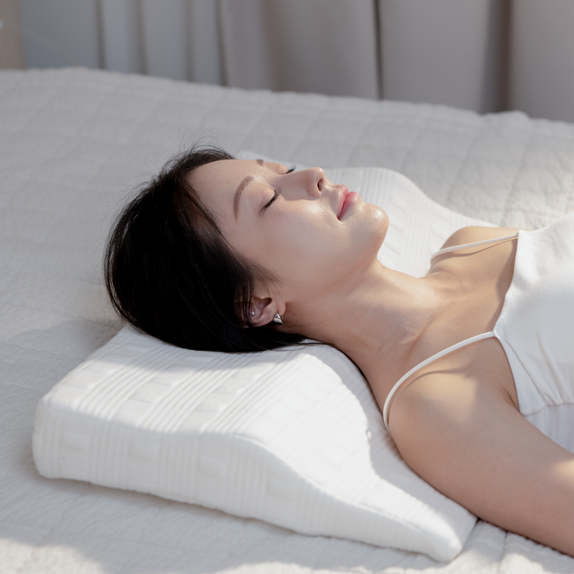 닥터신 에어밸런스 베개 인체공학적 기능성 경추베개 낮은베개, 1개, 화이트 49,000원