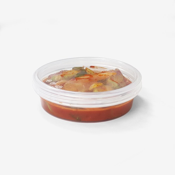 더팩컴퍼니 원형 사출 다용도 용기 특소 지름 115mm 200ml 14,700원