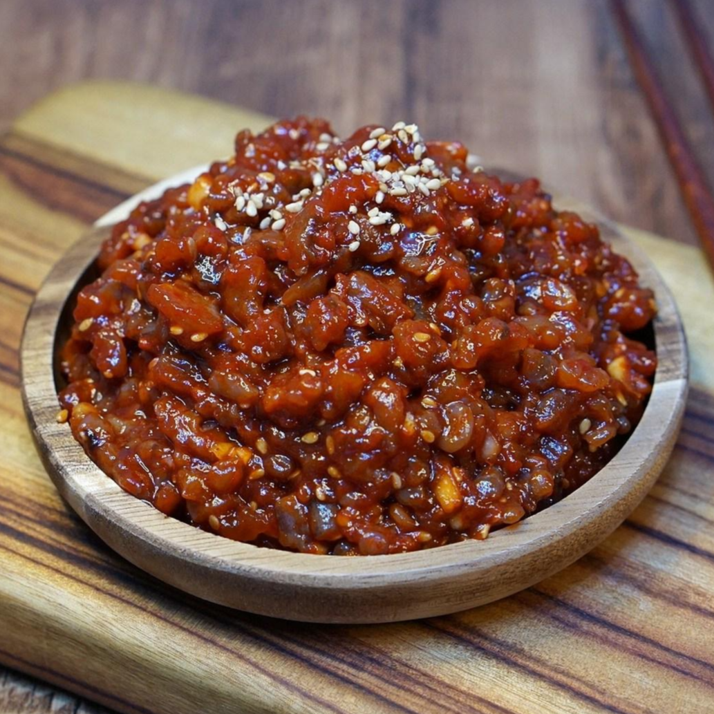 [소래포구 개성상회] 비빔낙지젓, 1개, 500ml 16,500원