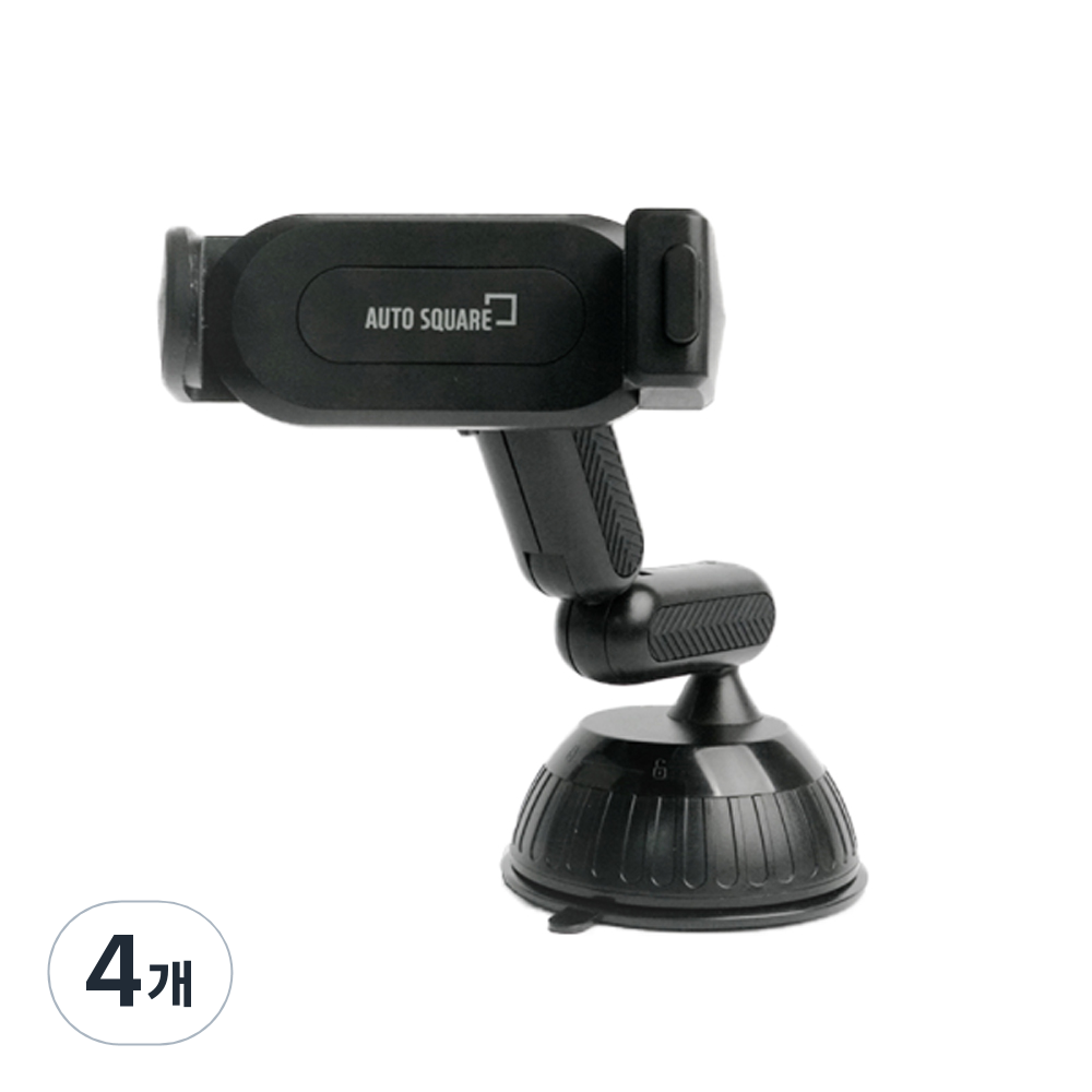 오토스퀘어 레드빈 코브라 2단 흡착판 거치대 CP-D2DM, 4개, 모던블랙 31,600원