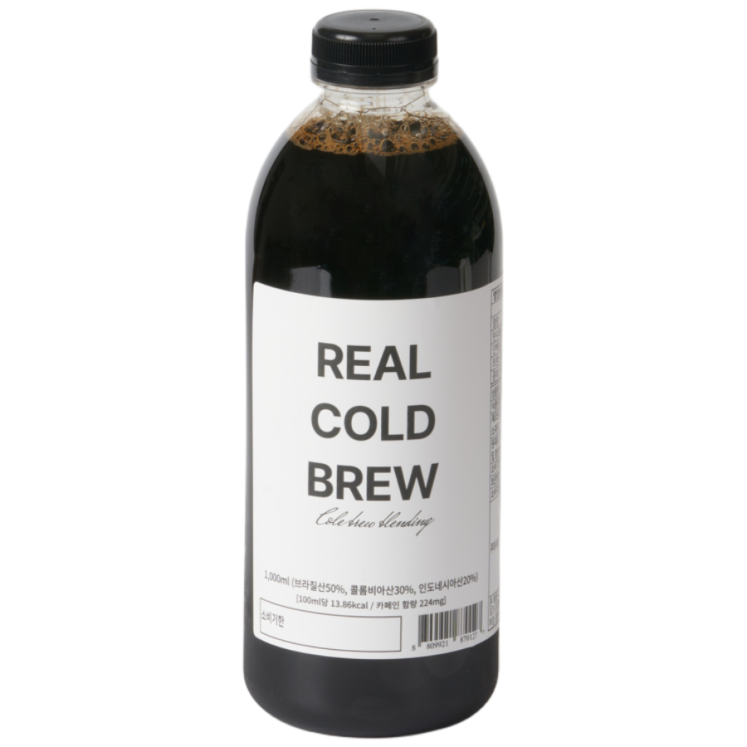 리얼 1L 케냐 콜롬비아 브라질 세하도 콜드브루 커피 벌크 더치커피 병 원액 콜드브루 원액 콜드브루 커피 홈카페 23,900원