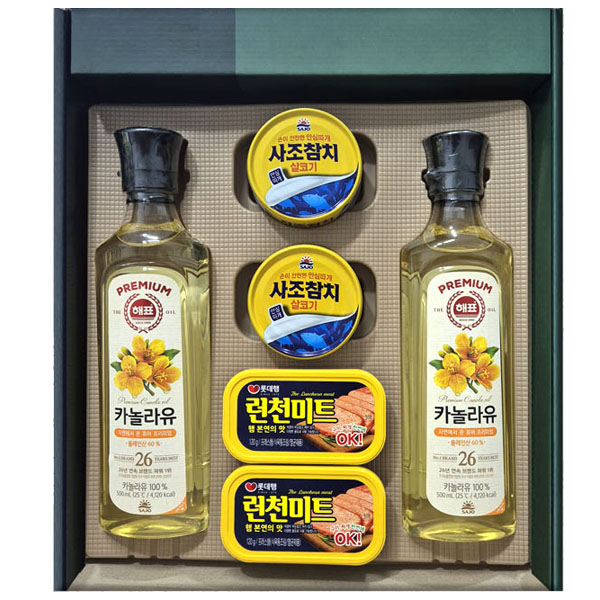 해표선물세트 소망6P/명절선물세트/참치선물세트, 1 13,900원