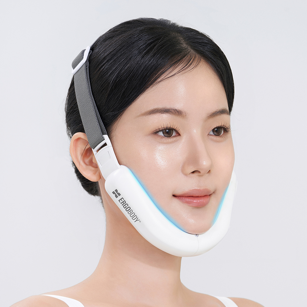 에르고바디 쉐이피브이라인밴드 EMS 얼굴 마사지기, EB24-VB02, 화이트 79,000원