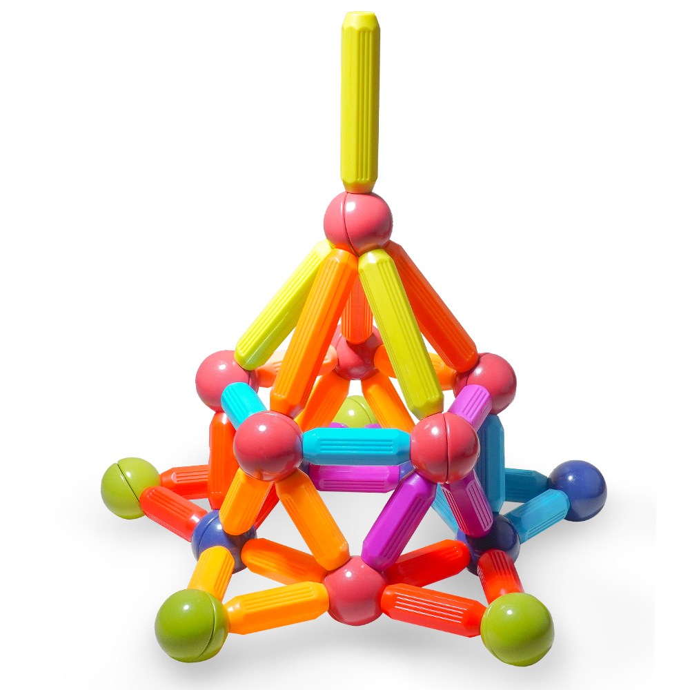 토이토 마그네틱 스틱스 자석 블럭 교구 놀이 장난감, 60pcs 23,590원