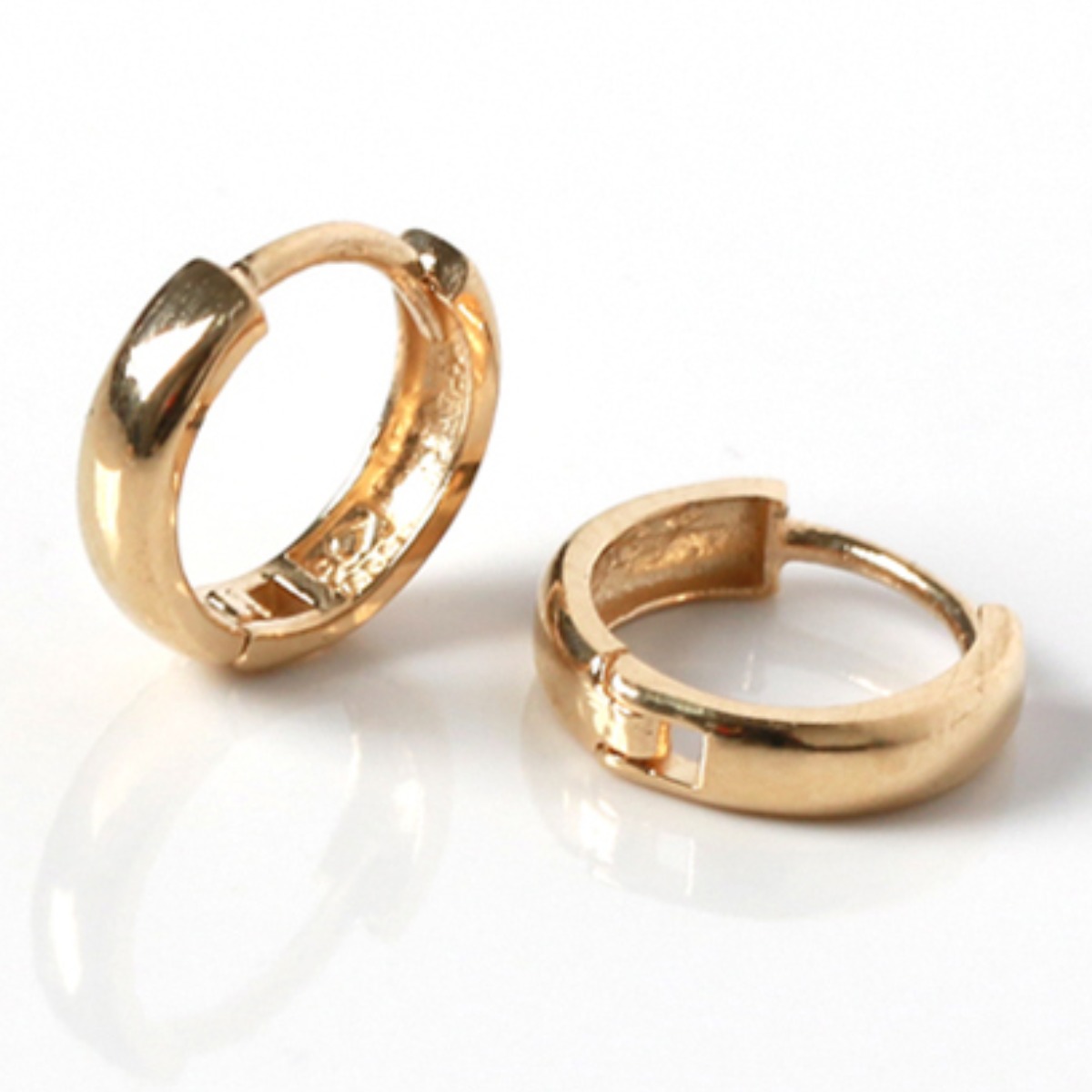 오로프 전체 14K 금 넓은 민자링 원터치 귀걸이 5~11mm (낱개 1개 기준) 99,130원