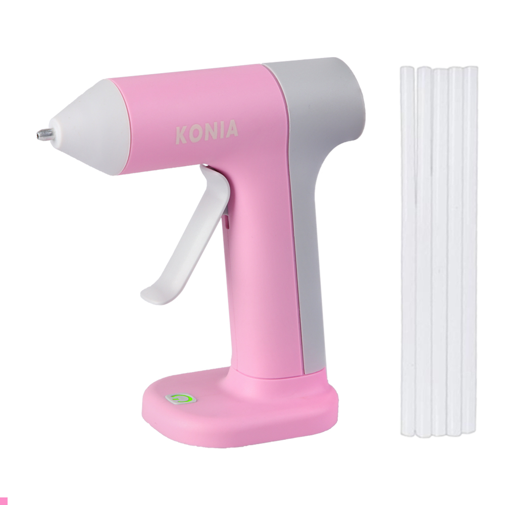 코니아 글루건 무선글루건 충전글루건 핑크 27,800원