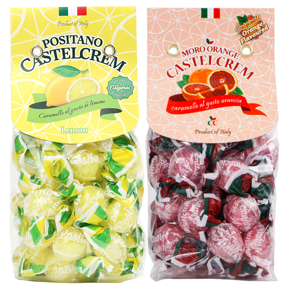 포지타노 카스텔크램 캔디 레몬 200g + 모로오렌지 200g, 1세트 13,200원