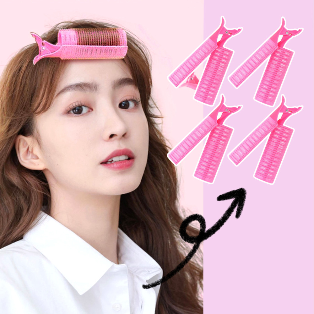 미소라인F 볼륨집게, 헤어롤 구르프, 핑크, 4개 6,250원