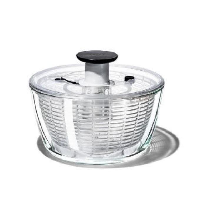 옥소 굿그립 샐러드 유리 스피너 라지 야채 탈수기 물기제거 대용량 채반 OXO 109,800원