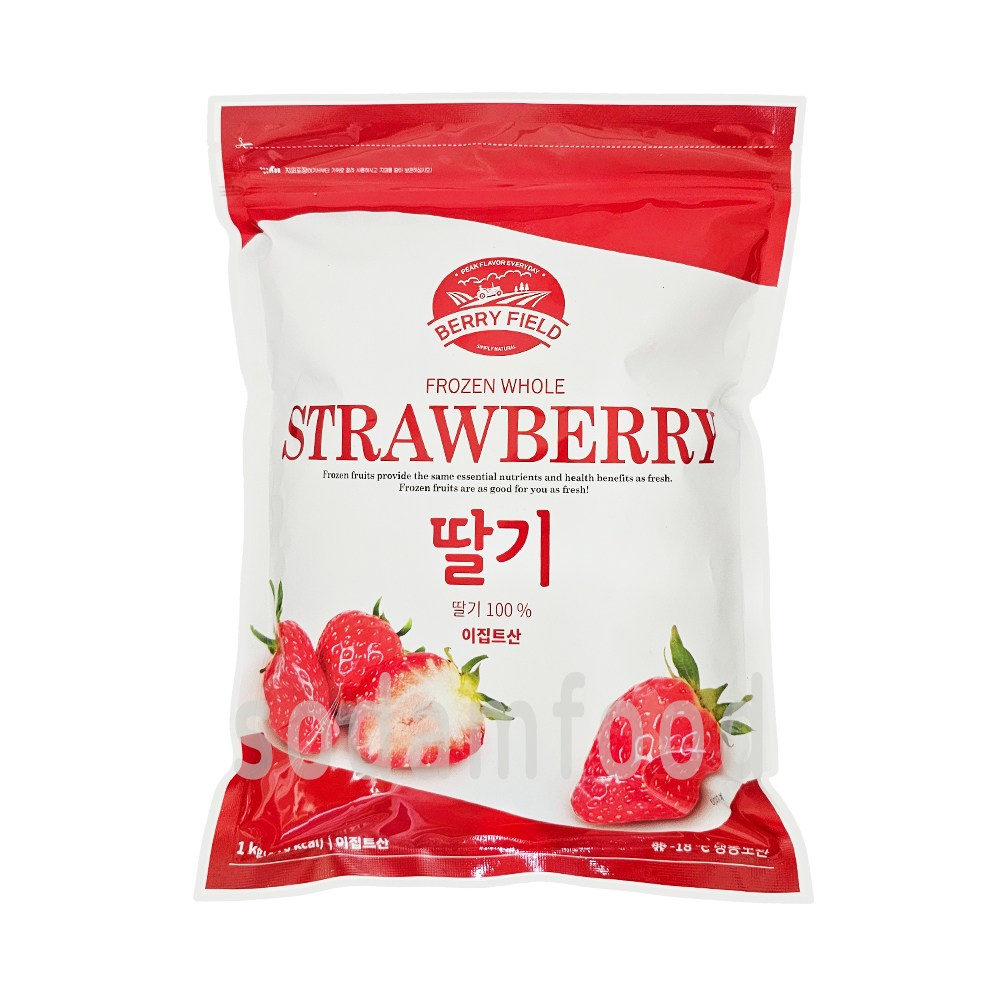 베리필드 이집트산 냉동딸기 1kg /무가당홀 70,000원
