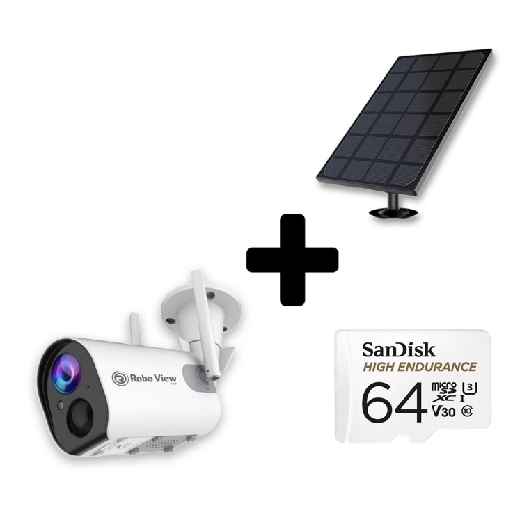 글로벌아이넷 로보뷰S2+64GB+3태양광패널 홈?CCTV?무선 배터리 홈캠 충전식 실내외용 IP카메라 287,500원