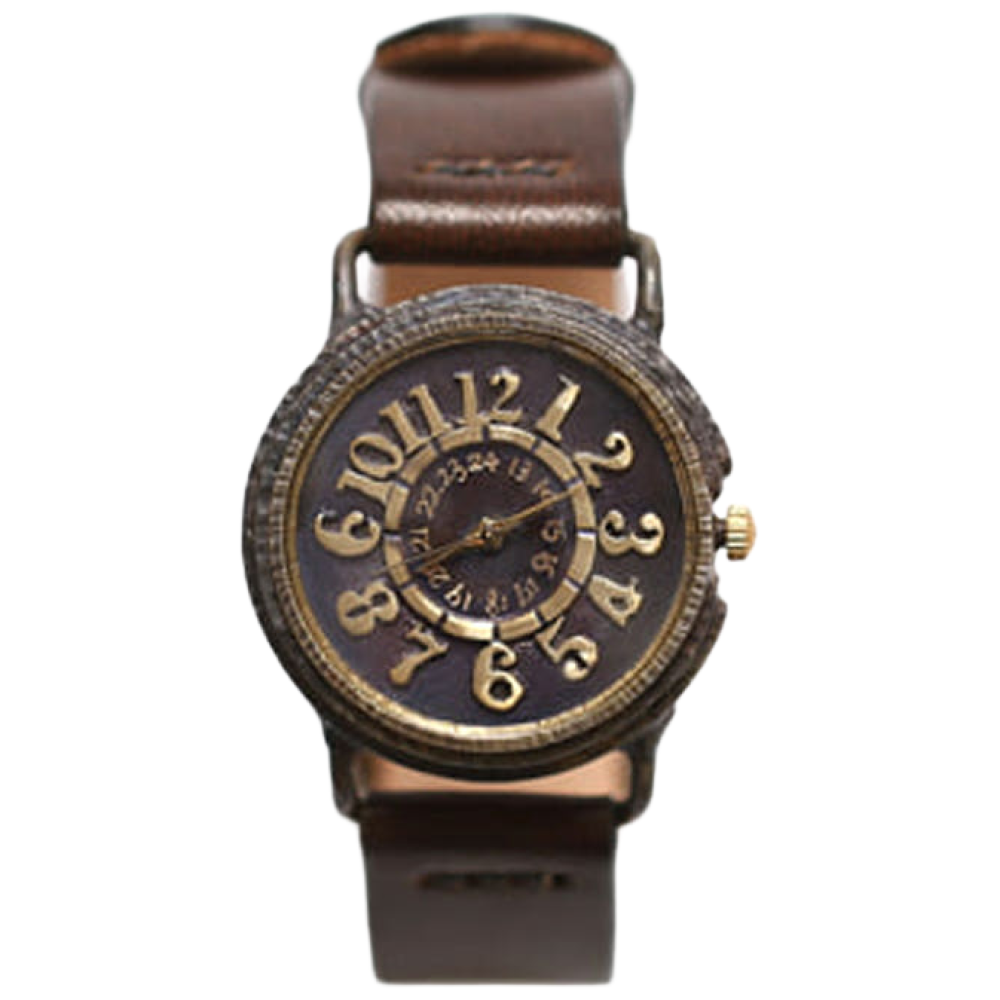 메탈엣린넨 핸드메이드 가죽밴드 손목시계 FonstempusR 180,000원