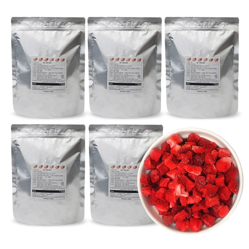 앤네이처 동결건조 딸기다이스 6mm, 5개, 100g 55,100원