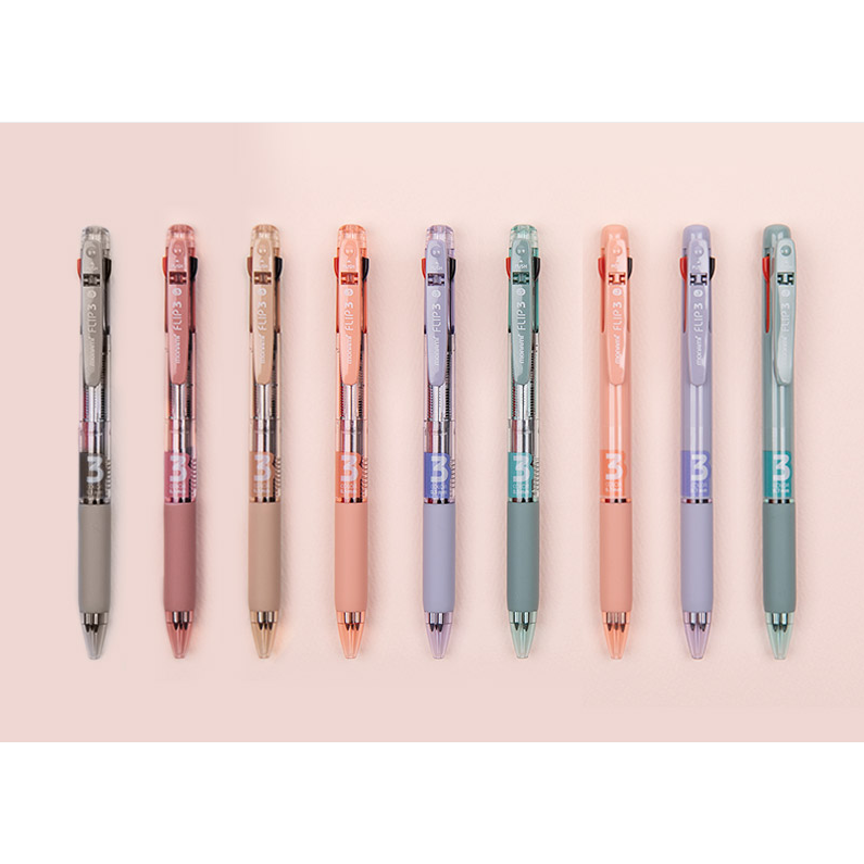 모나미 플립3 유성볼펜 3색볼펜 0.7mm 파파야 55,430원