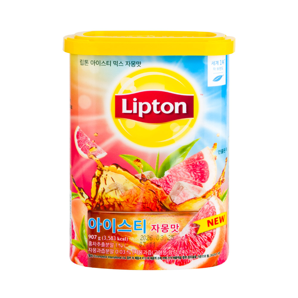 립톤 아이스티 자몽, 907g, 1개입, 1개 9,900원