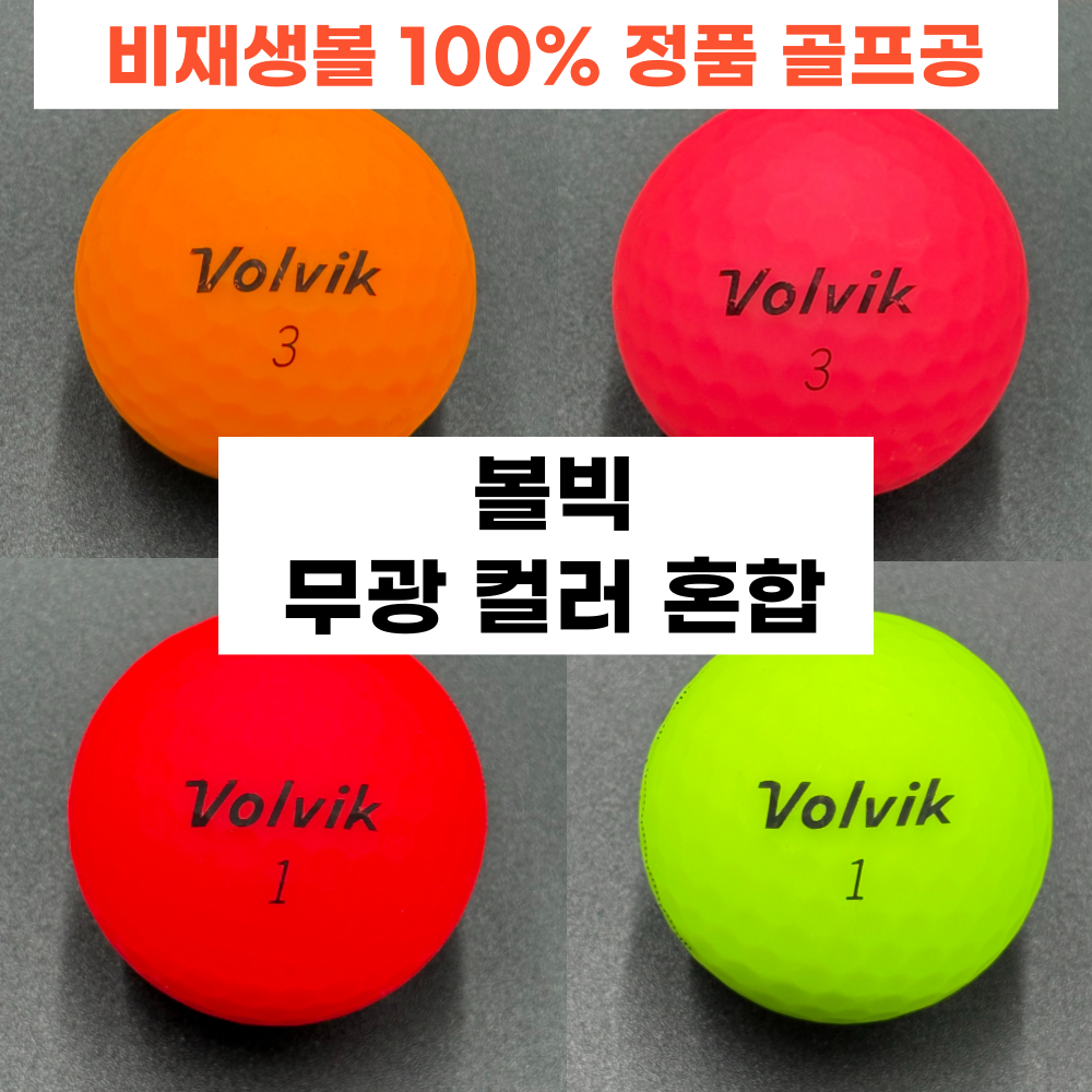 이지골프존 볼빅 로스트볼 30알세트 48,450원