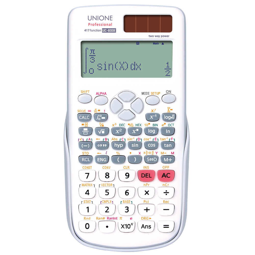 유니원 공학용계산기 화이트, UC-600E, 1개 15,870원