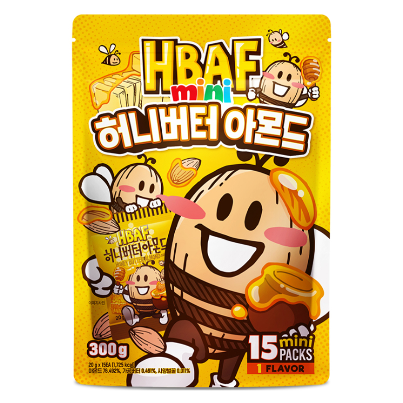바프 미니 허니버터 아몬드 15p, 1개, 300g 10,900원