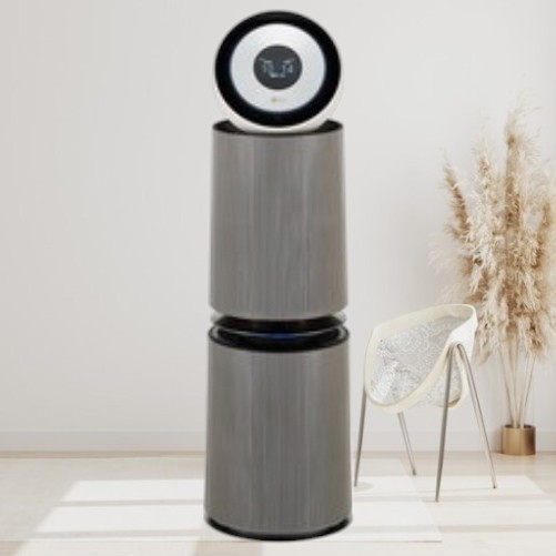 LG전자 퓨리케어 오브제 컬렉션 360도 알파 UP 공기청정기 + 펫 필터 AS333NS4C 109㎡ 방문설치 1,899,000원