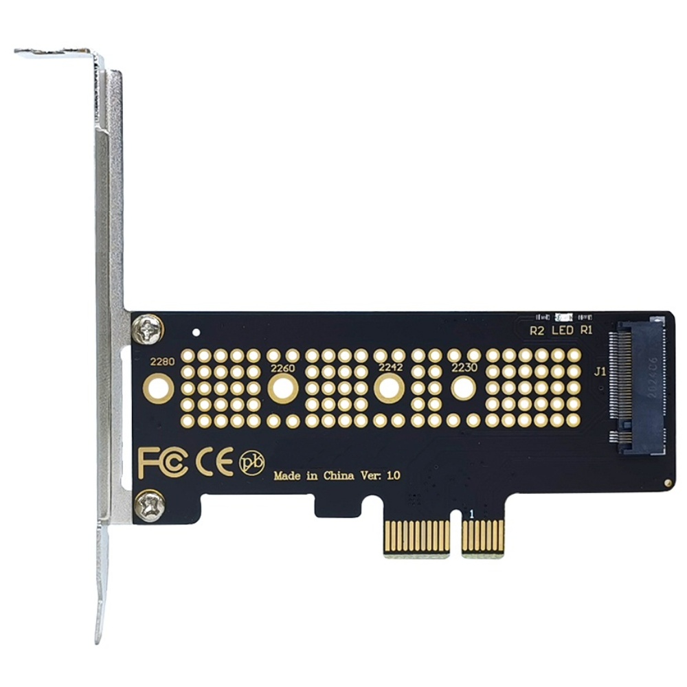 PCIe NVME SSD 어댑터 M.2 확장 카드 PCI-E 4.0 변환 컨버터 확장카드 브라켓 메인보드용, 1개, x1 8,560원