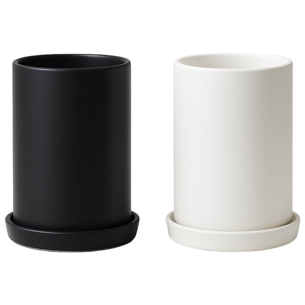 도시정원 모던 원형화분, 블랙, 1개 12,900원