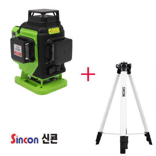 신콘 레이저 레벨기 4D-50G + 신콘 ELT50 삼각대 포함 그린 레이저수평기 16라인 오슬람다이오드 4D 50G 259,800원
