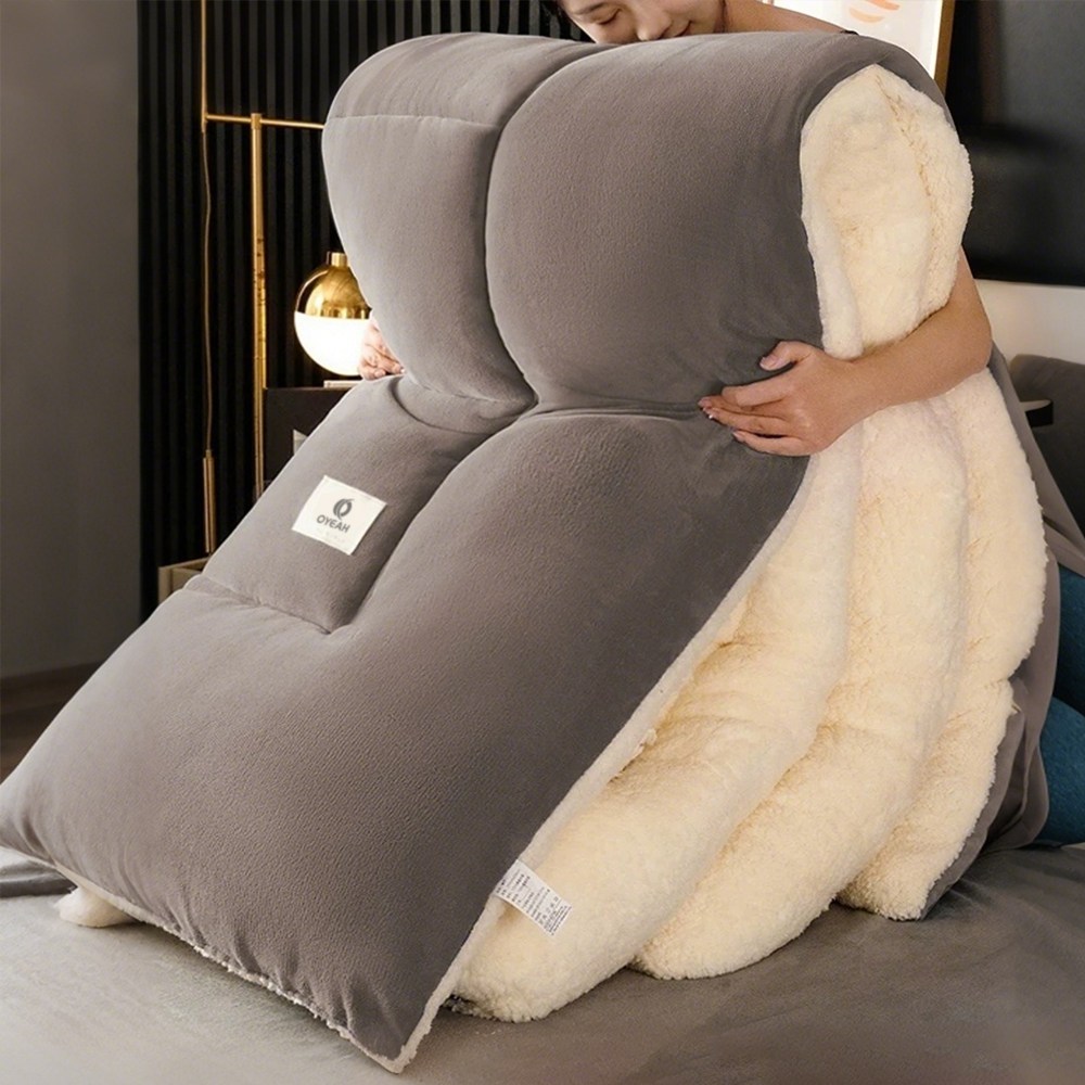 OYEAH 양털 캐시미어 이불 겨울 이불 두꺼운 이불 양면 이불, 다크그레이 26,800원